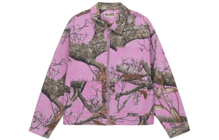 Stüssy Stussy FW22 Fall Leaves Logo Vintage Workwear Jacket Unisex. 115683 圖 7