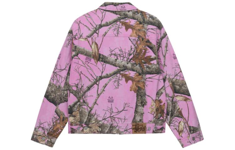 Stüssy Stussy FW22 Fall Leaves Logo Vintage Workwear Jacket Unisex. 115683 圖 8