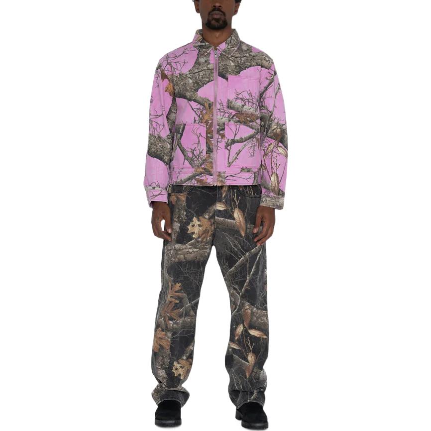 Stüssy Stussy FW22 Fall Leaves Logo Vintage Workwear Jacket Unisex. 115683 圖 9