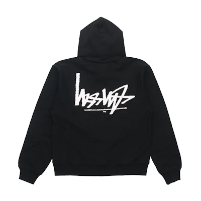 Stüssy Stussy FW22 Flipped Zip Hoodie Letter Print Vintage Unisex Sweatshirt. 1974895