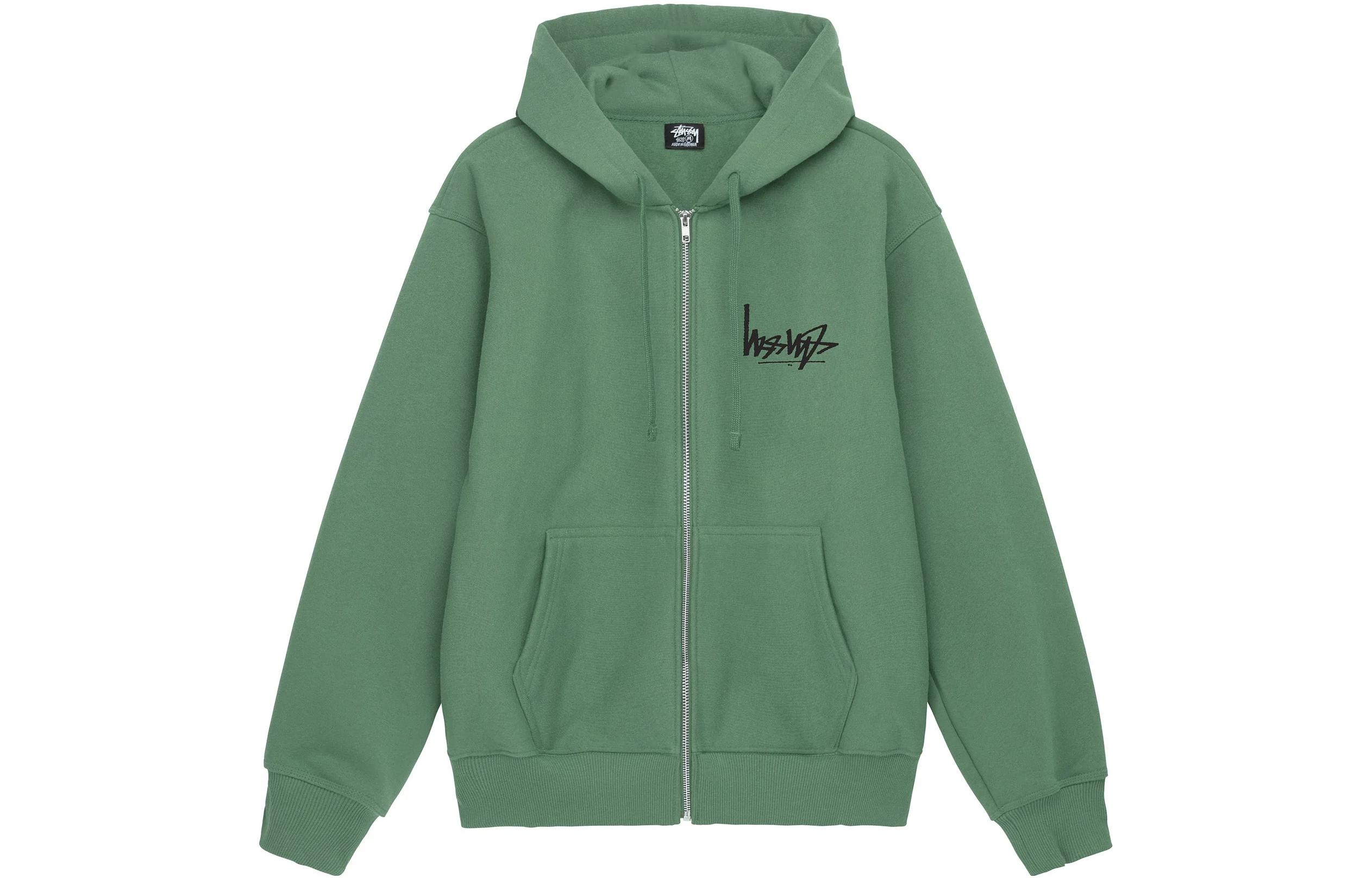 Sizing Stüssy 斯圖西 FW22 翻轉拉鍊帽衫字母印花復古男女款衛衣. 1974895