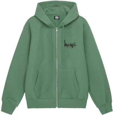 Stüssy 斯圖西 FW22 翻轉拉鍊帽衫字母印花復古男女款衛衣. 1974895 Sizing Stüssy 斯圖西 FW22 翻轉拉鍊帽衫字母印花復古男女款衛衣. 1974895