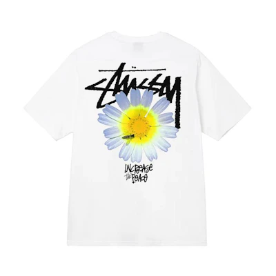 Stüssy Stussy FW22 ITP Flower Tee Daisy Print Vintage Unisex T-Shirt. 1904894