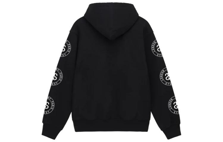 Stüssy Stussy FW22 Letter Graphic Zip-Up Hoodie  Retro Style Long Sleeve Pullover. 1974860 圖 8