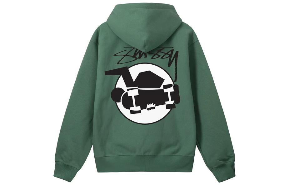 Stüssy Stussy FW22 Letter Logo Geometric Print Skate Hoodie Retro Unisex Sweatshirt. 1924824 圖 5