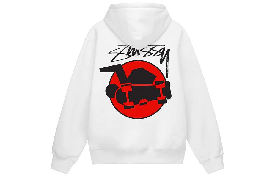 Stüssy Stussy FW22 Letter Logo Geometric Print Skate Hoodie Retro Unisex Sweatshirt. 1924824 圖 9