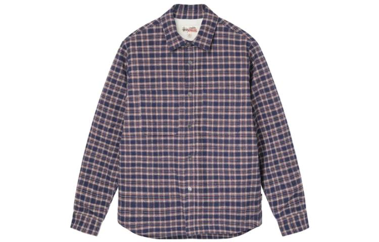 Stüssy Stussy FW22 Plaid Button-Up Long Sleeve Vintage Shirt Blue (). 1110268 圖 2