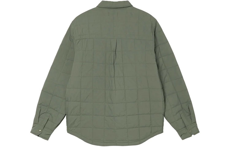 Stüssy Stussy FW22 Quilted Fatigue Shirt Unisex Retro Casual Long Sleeve. 1110250 圖 13