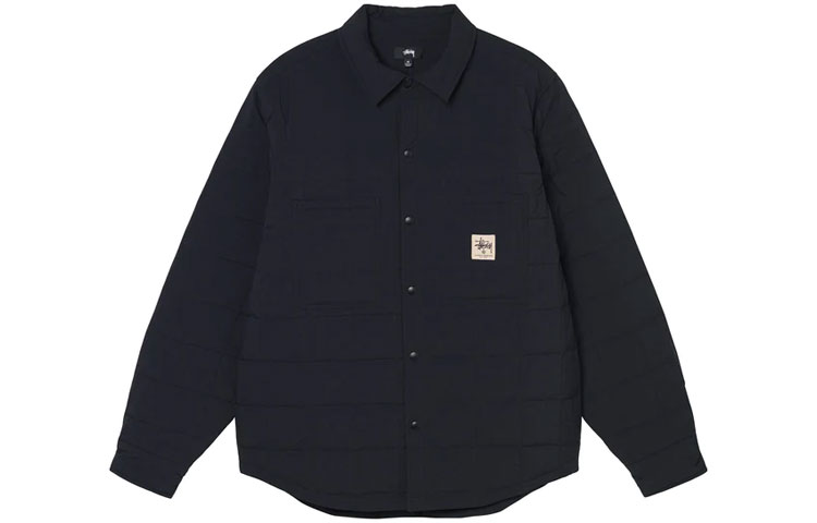 Stüssy Stussy FW22 Quilted Fatigue Shirt Unisex Retro Casual Long Sleeve. 1110250 圖 2