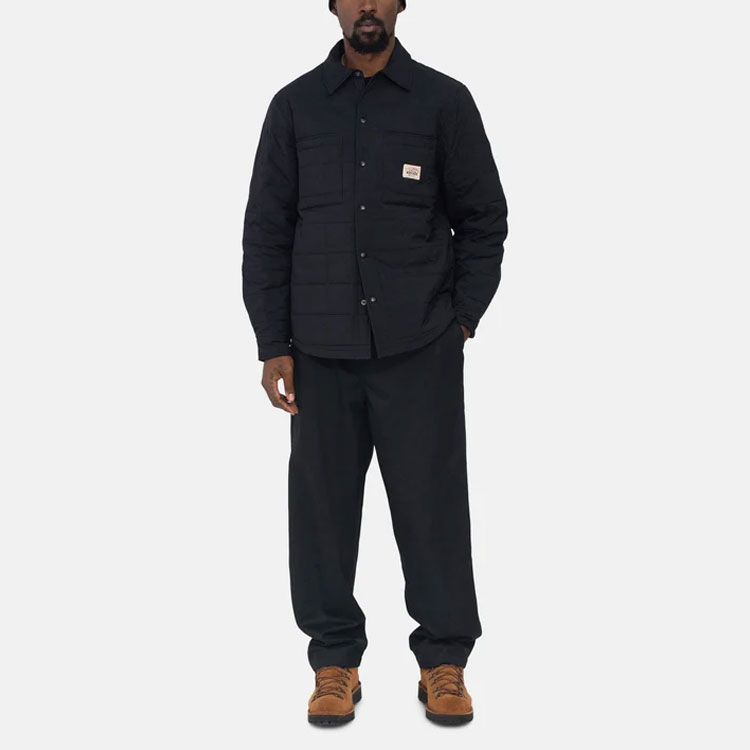 Stüssy Stussy FW22 Quilted Fatigue Shirt Unisex Retro Casual Long Sleeve. 1110250 圖 4