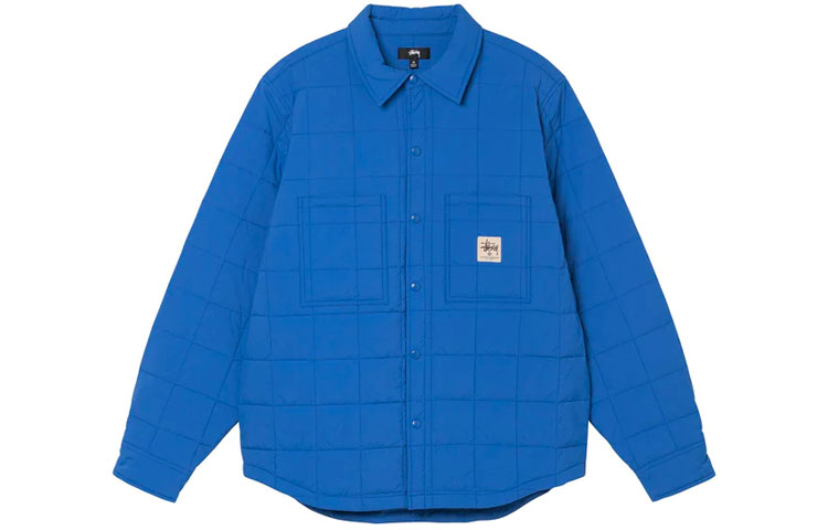 Stüssy Stussy FW22 Quilted Fatigue Shirt Unisex Retro Casual Long Sleeve. 1110250 圖 7