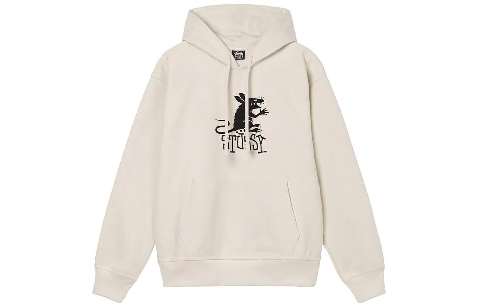 Stüssy Stussy FW22 Rat Logo Print Hoodie Retro Streetwear  Pullover. 1924840 圖 6