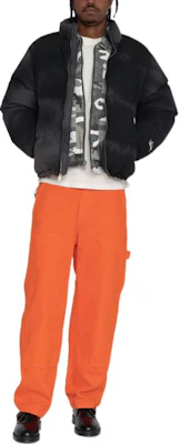 Stüssy FW22 回收尼龍紮染復古風男女羽絨外套。 115673 6