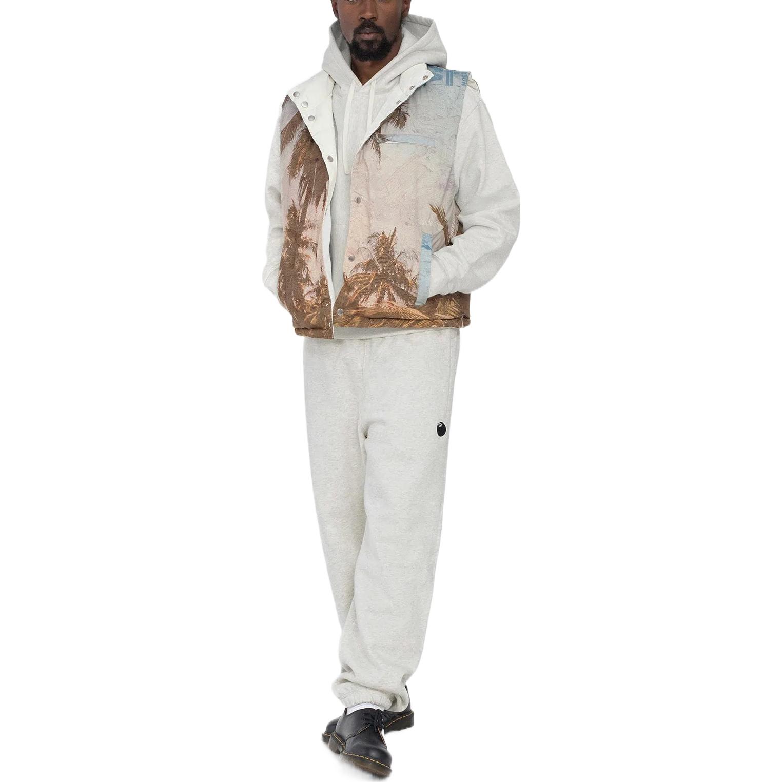 Stüssy Stussy FW22 Reversible Vintage Scenic Print Puffer Vest White Menswear. 115662-BONE 圖 6
