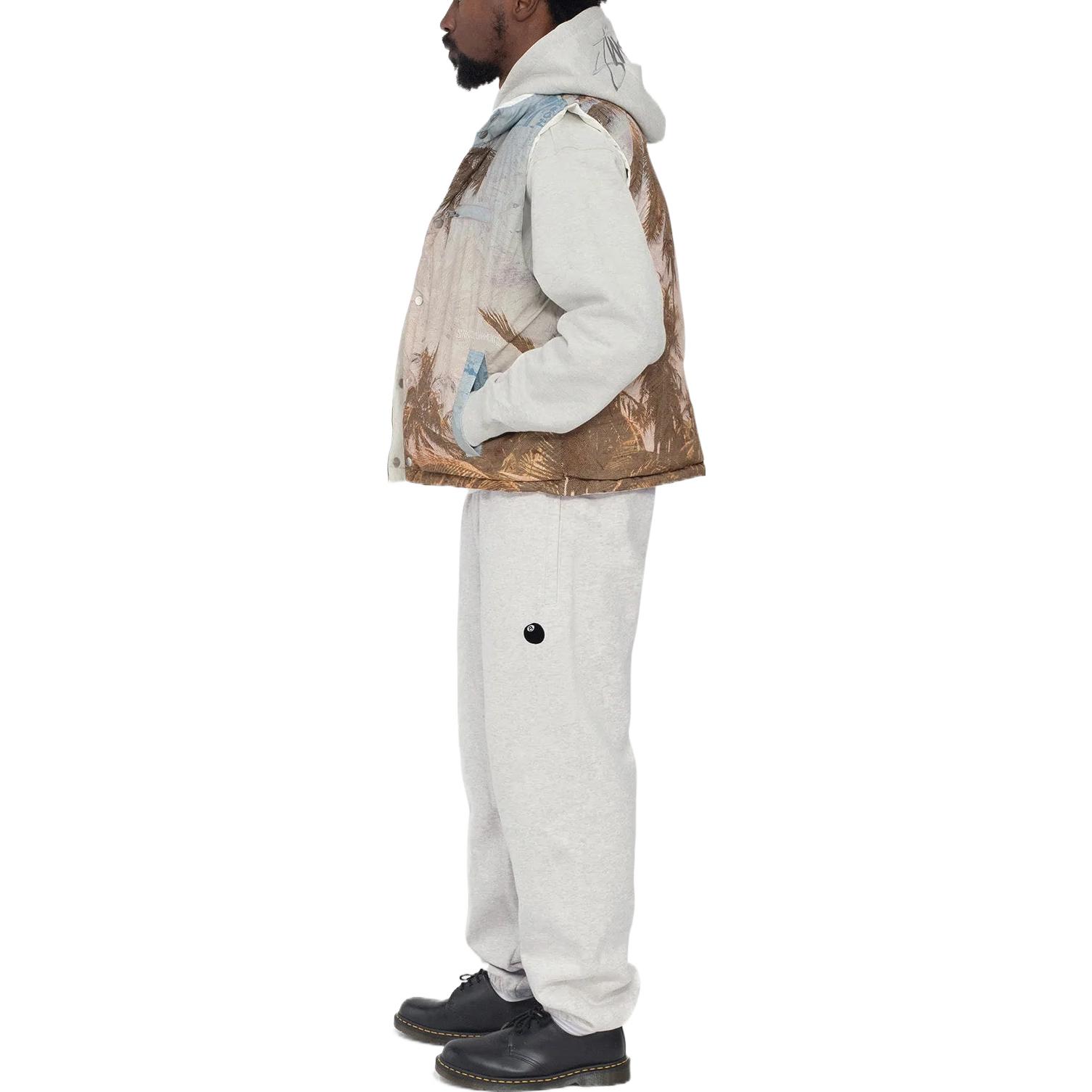 Stüssy Stussy FW22 Reversible Vintage Scenic Print Puffer Vest White Menswear. 115662-BONE 圖 8