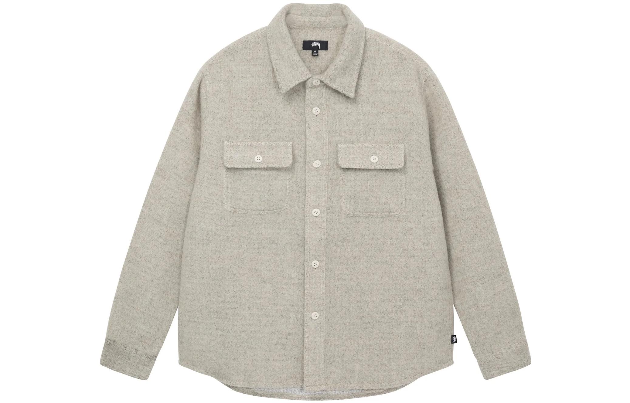 Stüssy Stussy FW22 Single-Breasted Long Sleeve Retro Shirt  Classic Style 1110260 圖 2