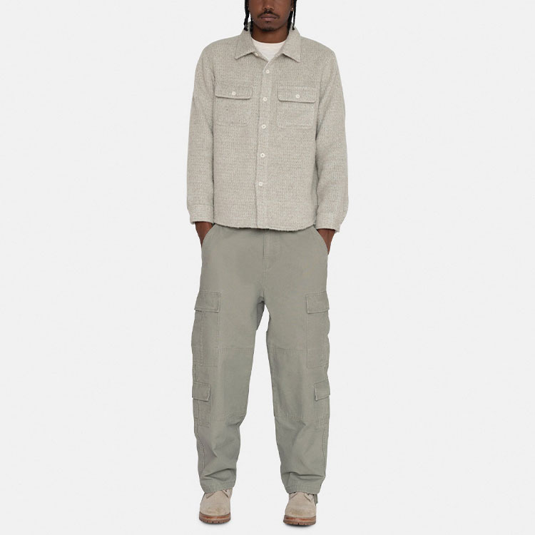 Stüssy Stussy FW22 Single-Breasted Long Sleeve Retro Shirt  Classic Style 1110260 圖 4