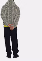 Purchase Stüssy Stussy FW22 Snake Jacquard Reversible Sherpa Jacket Retro Hooded Coat. 118504
