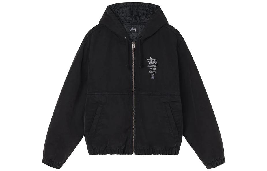 Stüssy Stussy FW22 Solid Logo Embroidered Vintage American Jacket Mens. 115649 圖 2