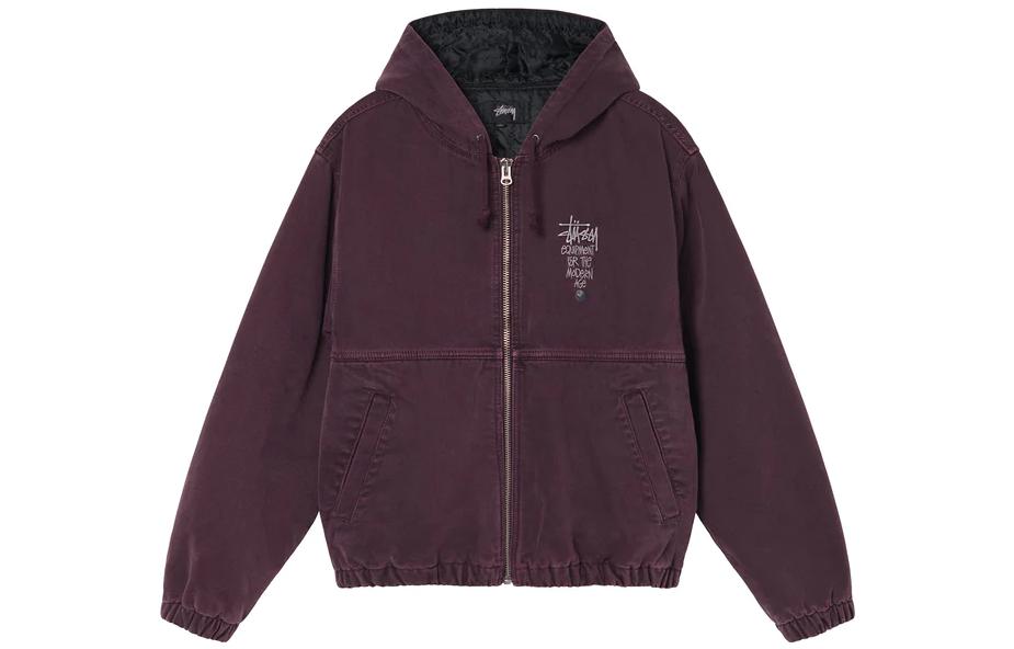 Stüssy Stussy FW22 Solid Logo Embroidered Vintage American Jacket Mens. 115649 圖 4