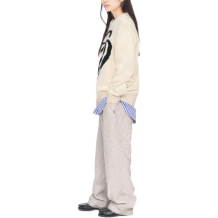 Stüssy Stussy FW22 Swirl Logo Curly S Sweater Retro Unisex Knit Pullover Crewneck. 117073 圖 11