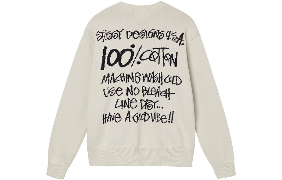 Stüssy Stussy FW22 Vintage Crewneck Solid Print Unisex Knit Sweater SUSKN117140MJ 圖 6
