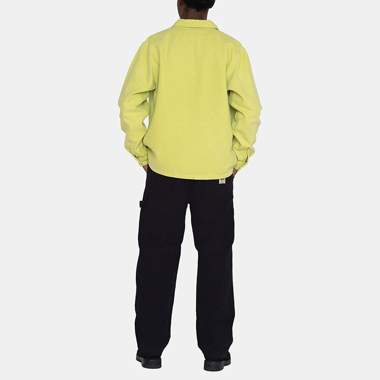 Stüssy Stussy FW22 Vintage Washed Black Zip-Up Long Sleeve Work Jacket  Retro Style 1110264 圖 14