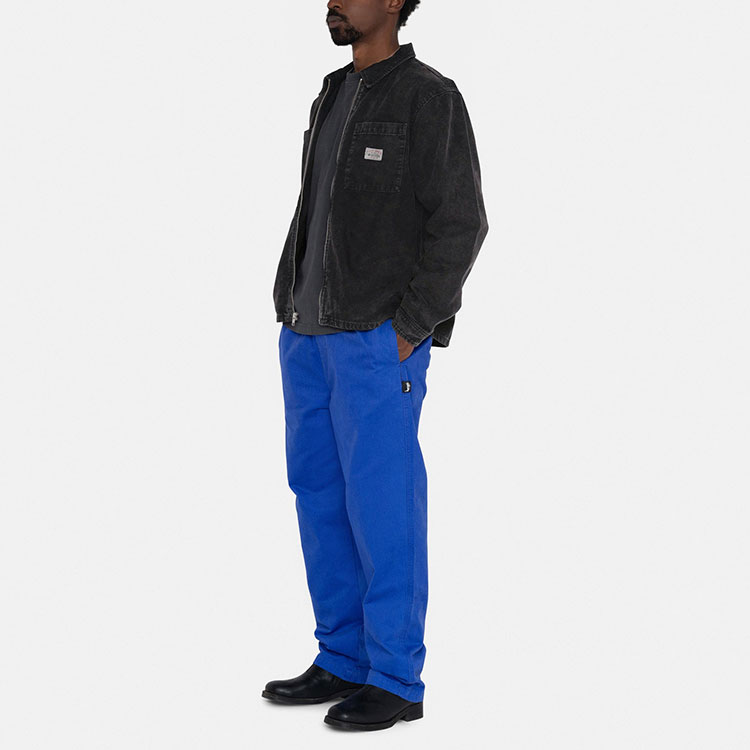 Stüssy Stussy FW22 Vintage Washed Black Zip-Up Long Sleeve Work Jacket  Retro Style 1110264 圖 10