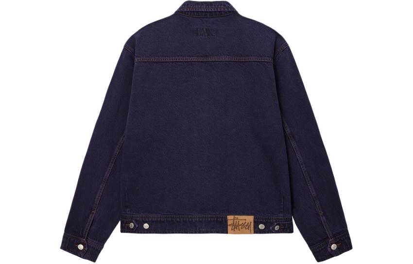 Stüssy Stussy FW22 Vintage Washed Multi-Pocket Denim Jacket  Retro Casual Style. 115682 圖 19