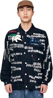 Stüssy Stussy FW22 x Denim Tears Our Legacy Full Letter Print Retro Jacket . 80290455 Purchase Stüssy Stussy FW22 x Denim Tears Our Legacy Full Letter Print Retro Jacket . 80290455