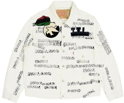 Stüssy Stussy FW22 x Denim Tears Our Legacy Full Letter Print Retro Jacket . 80290455 Sizing Stüssy Stussy FW22 x Denim Tears Our Legacy Full Letter Print Retro Jacket . 80290455