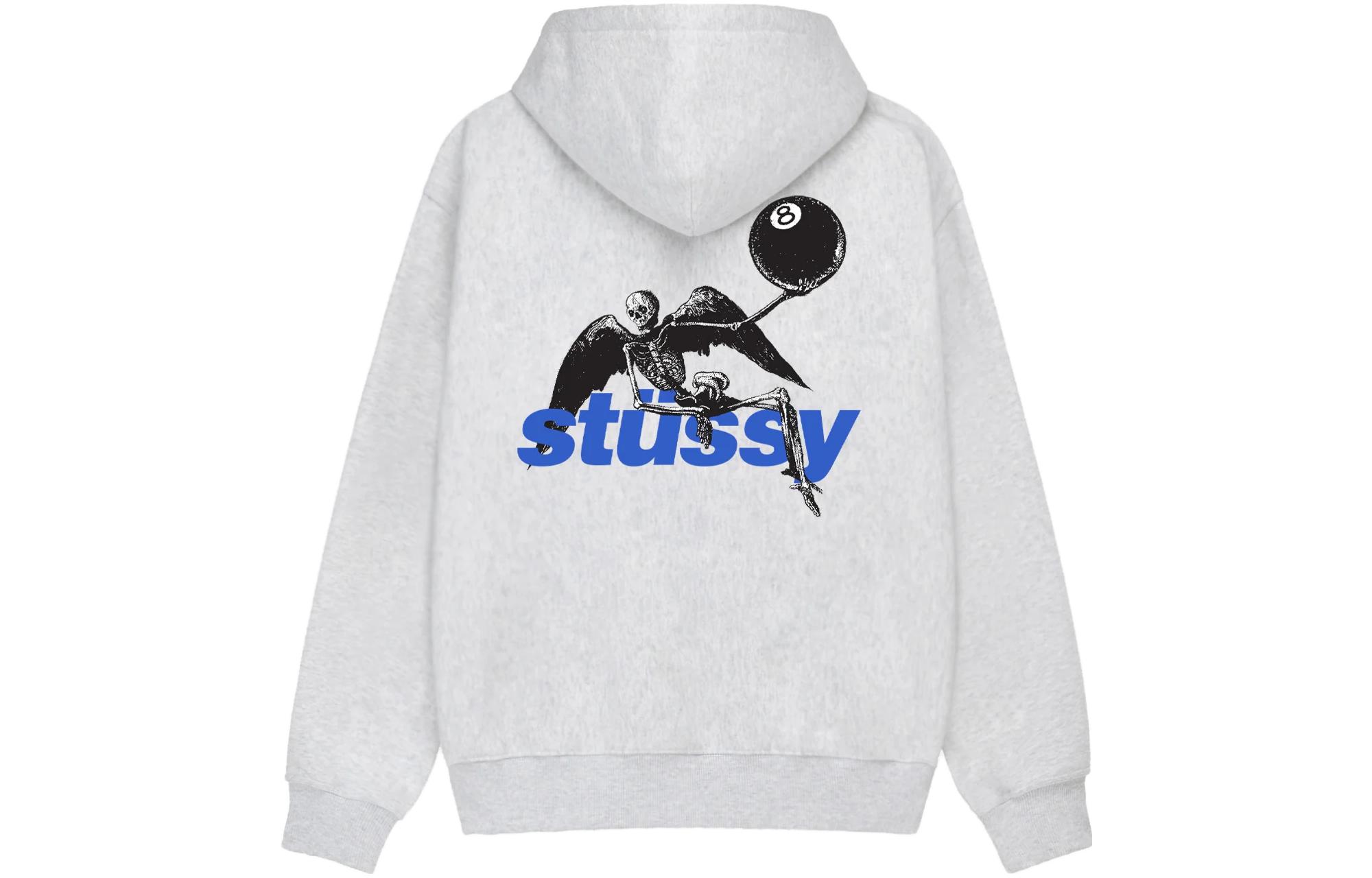 Stüssy Stussy FW23 Apocalypse Zip Hoodie Skull Print Vintage Unisex Sweatshirt. 1974974 圖 3