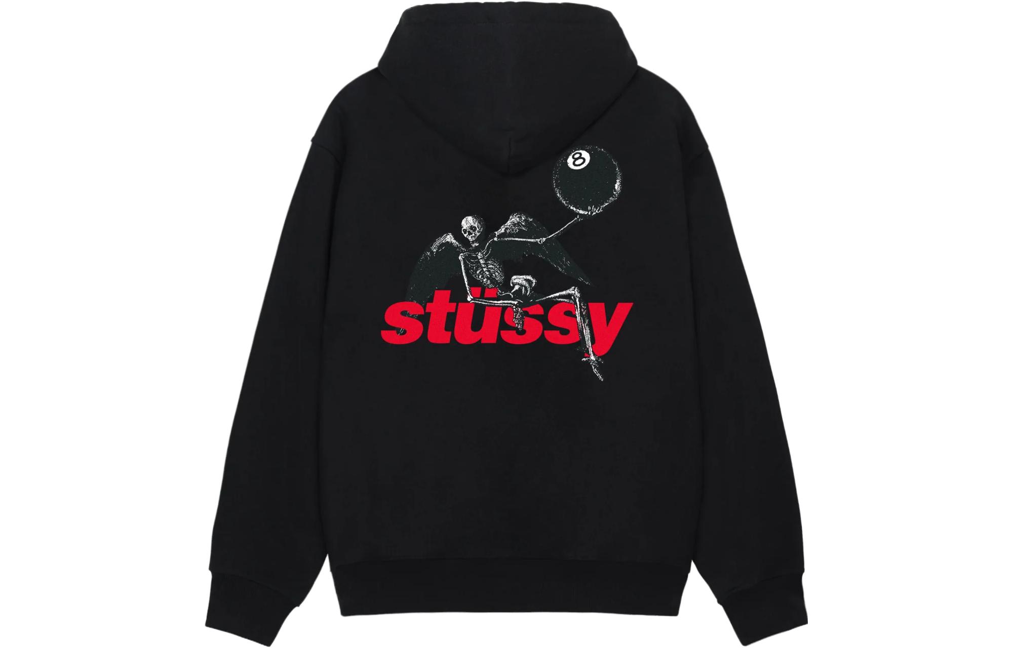 Stüssy Stussy FW23 Apocalypse Zip Hoodie Skull Print Vintage Unisex Sweatshirt. 1974974 圖 5