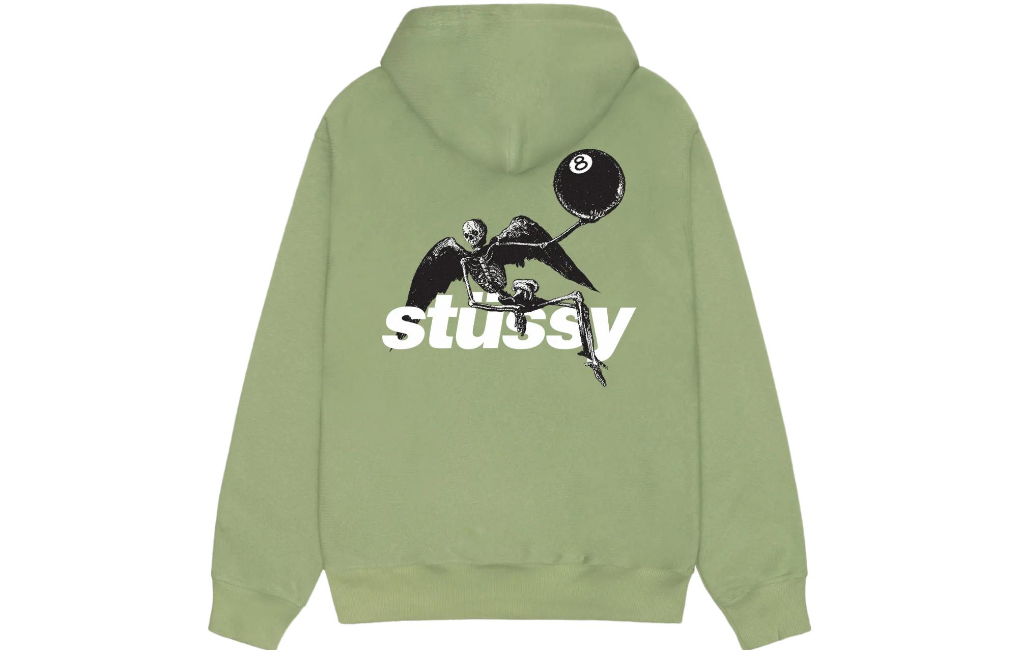 Stüssy Stussy FW23 Apocalypse Zip Hoodie Skull Print Vintage Unisex Sweatshirt. 1974974 圖 7