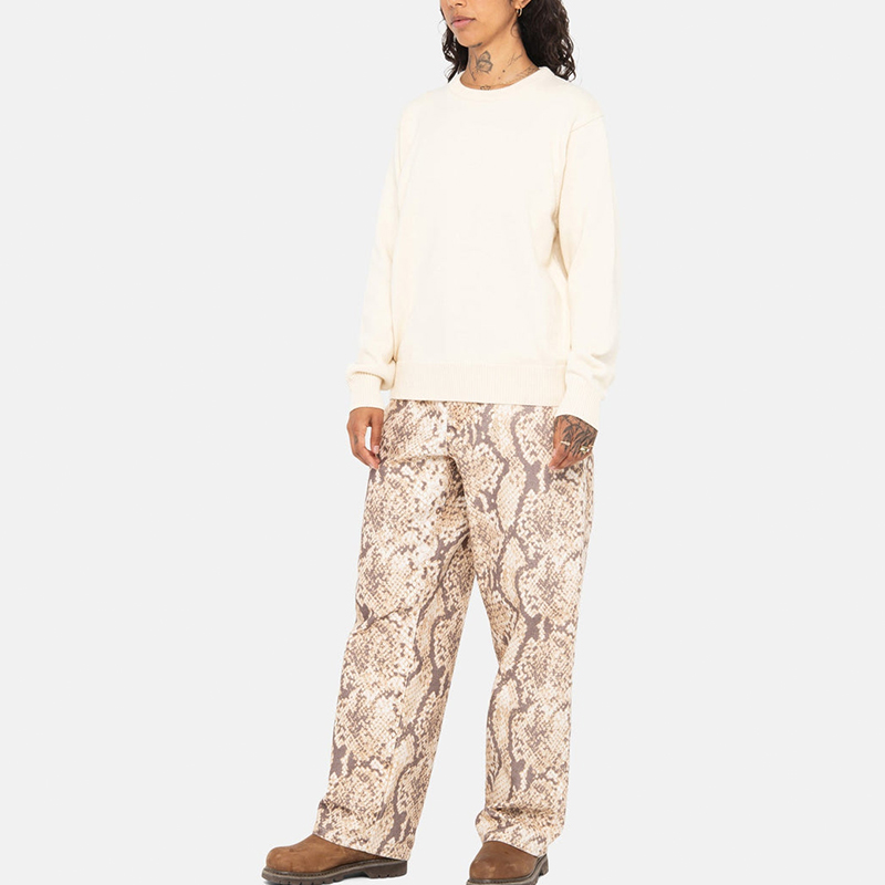 Stüssy Stussy FW23 Authentic Workgear Letter Knit Crewneck Sweater Unisex Vintage Style 117212 圖 11