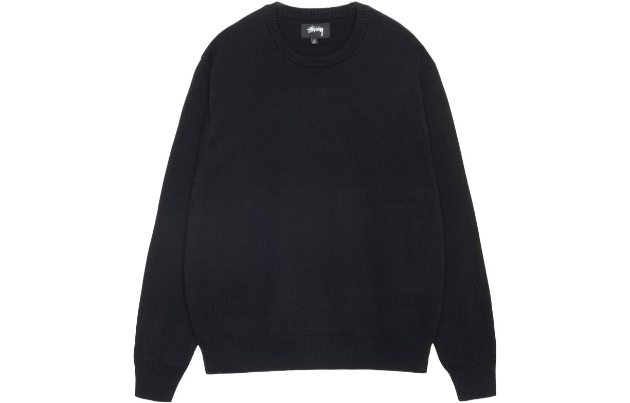 Stüssy Stussy FW23 Authentic Workgear Letter Knit Crewneck Sweater Unisex Vintage Style 117212 圖 2