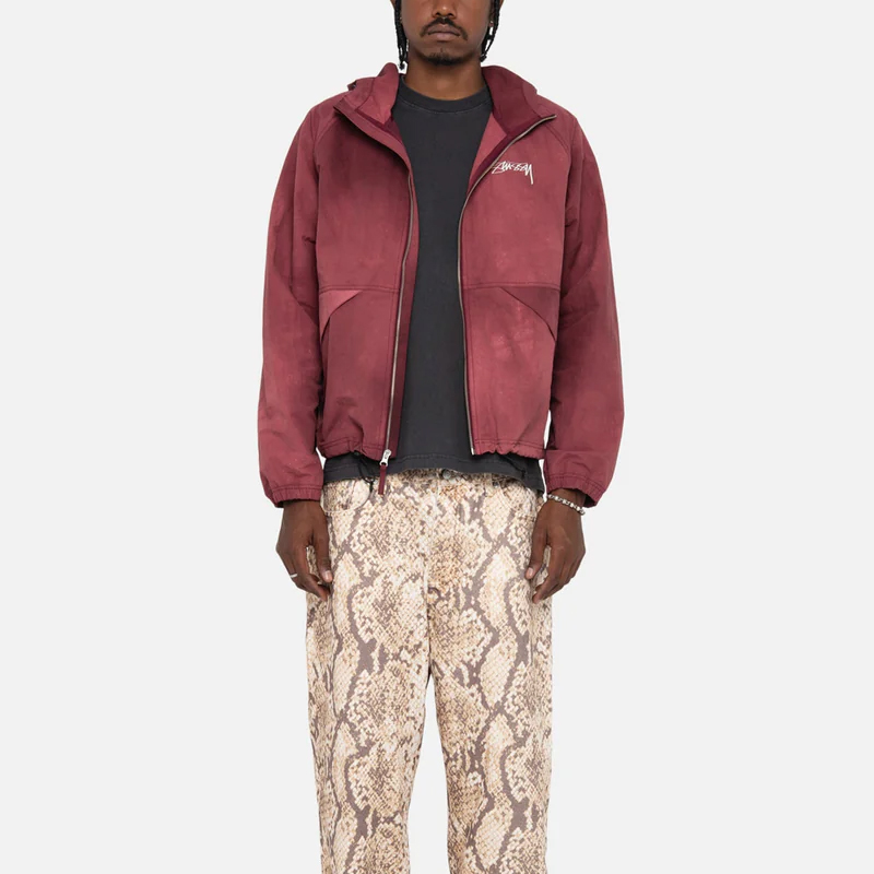 Stüssy Stussy FW23 Beach Shell Fur Print Nylon Softshell Retro Jacket Unisex 115724 圖 7