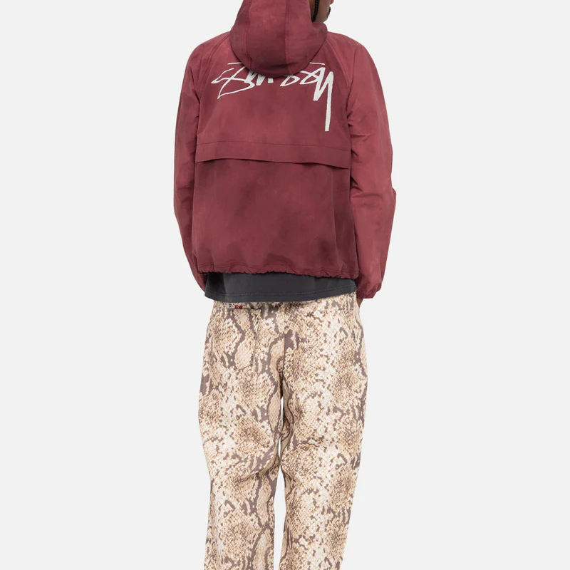 Stüssy Stussy FW23 Beach Shell Fur Print Nylon Softshell Retro Jacket Unisex 115724 圖 9