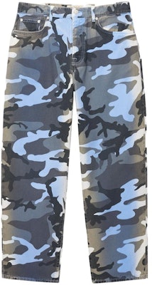 Stüssy Stussy FW23 BIG OL' JEAN Spray Dye Canvas Loose Fit Vintage Jeans Blue Unisex 116640 Order Stüssy Stussy FW23 BIG OL' JEAN Spray Dye Canvas Loose Fit Vintage Jeans Blue Unisex 116640