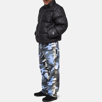 Stüssy Stussy FW23 BIG OL' JEAN Spray Dye Canvas Loose Fit Vintage Jeans Blue Unisex 116640 Details for Stüssy Stussy FW23 BIG OL' JEAN Spray Dye Canvas Loose Fit Vintage Jeans Blue Unisex 116640