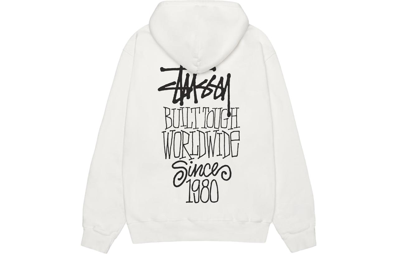 Stüssy Stussy FW23 Built Tough Pigment Dyed Hoodie Logo Lettering Unisex Retro Sweater. 1924994p 圖 4