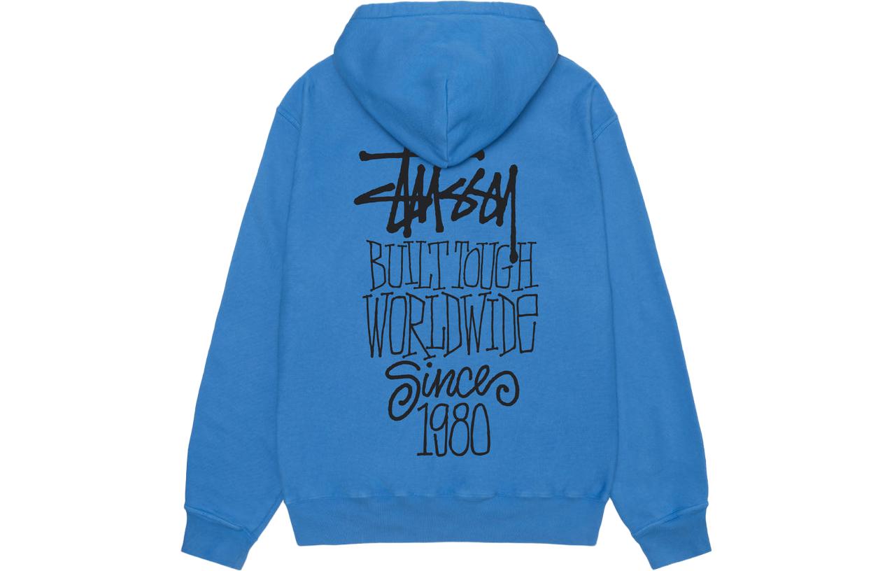 Stüssy Stussy FW23 Built Tough Pigment Dyed Hoodie Logo Lettering Unisex Retro Sweater. 1924994p 圖 8