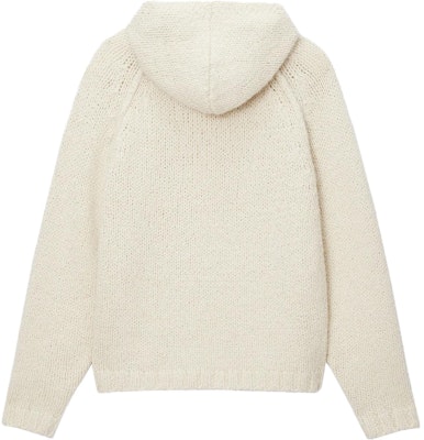 Stüssy Stussy FW23 Chunky Knit Zip Hoodie Unisex Vintage American Style Sweater. 117200 3