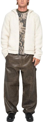 Stüssy Stussy FW23 Chunky Knit Zip Hoodie Unisex Vintage American Style Sweater. 117200 4