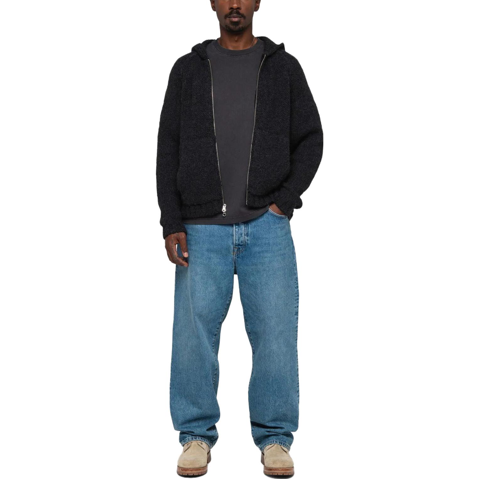 Cheap Stüssy Stussy FW23 Chunky Knit Zip Hoodie Unisex Vintage American Style Sweater. 117200