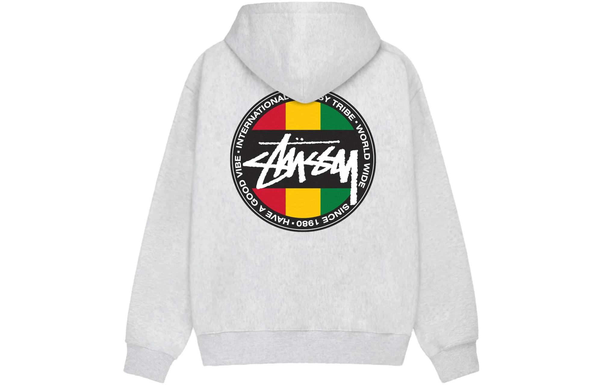 Stüssy Stussy FW23 Classic Dot Hoodie Retro Colorblock Logo Unisex Sweatshirt. 1924929