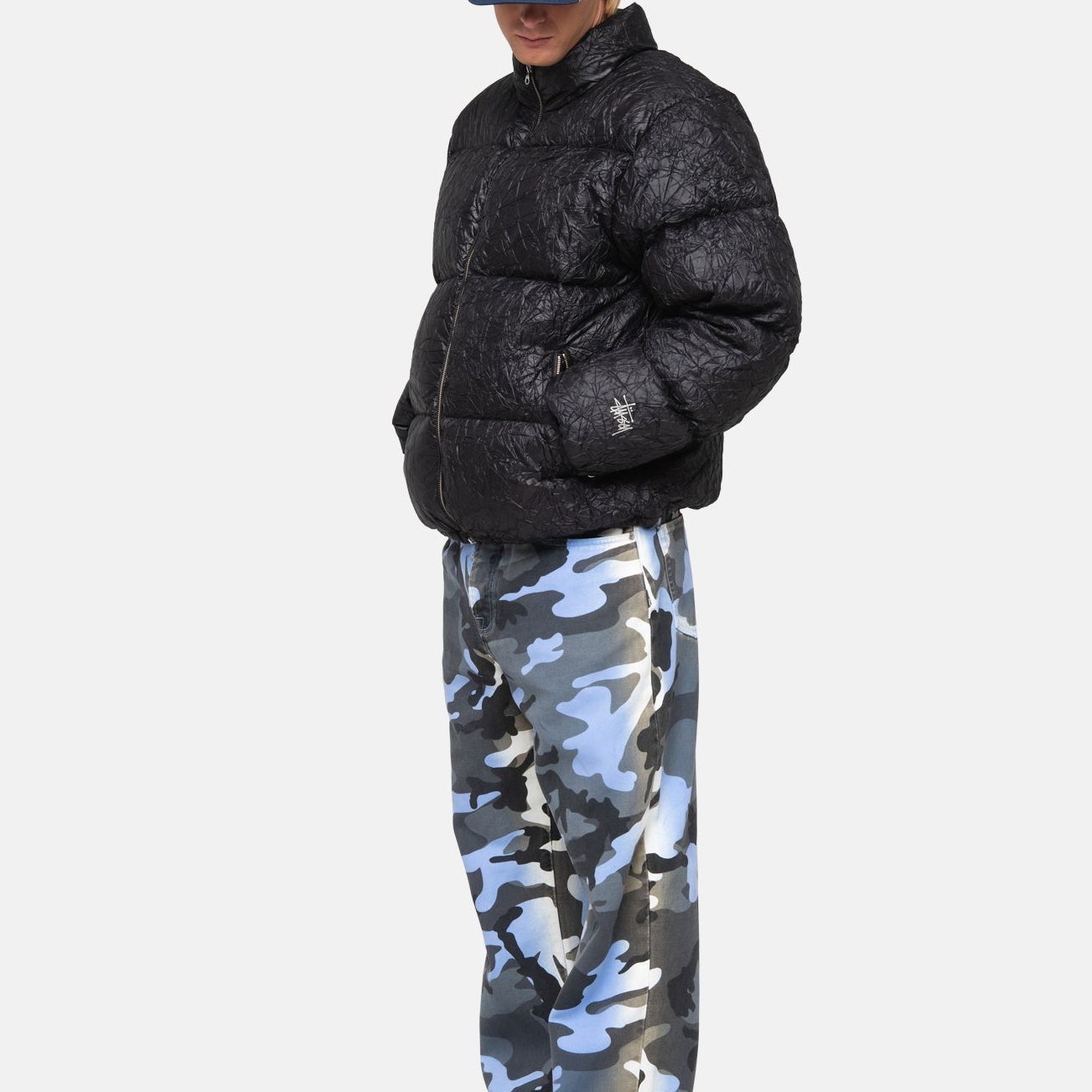 Stüssy Stussy FW23 Crinkle Design Waterproof Retro Down Jacket Unisex. 115729 圖 11