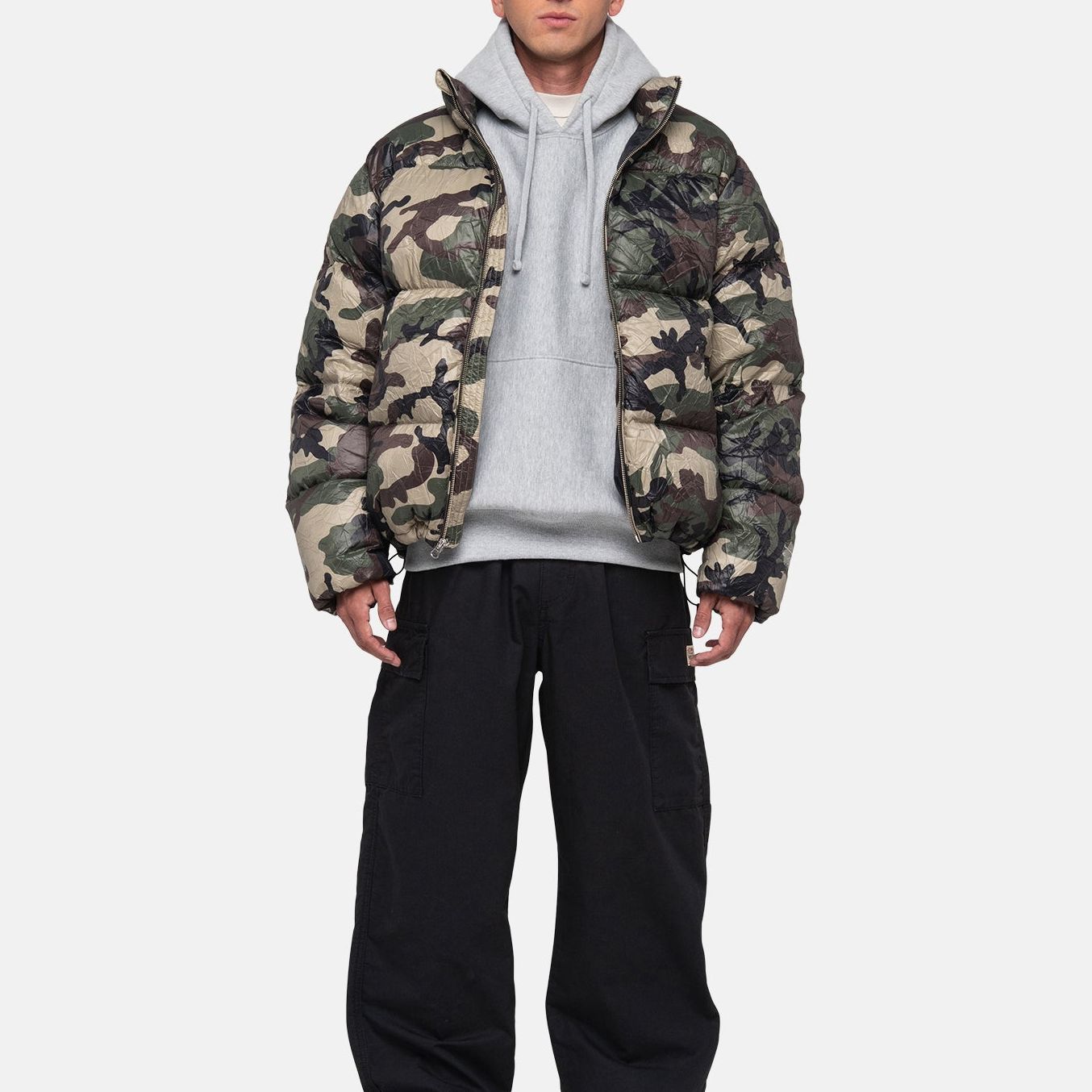 Stüssy Stussy FW23 Crinkle Design Waterproof Retro Down Jacket Unisex. 115729 圖 4