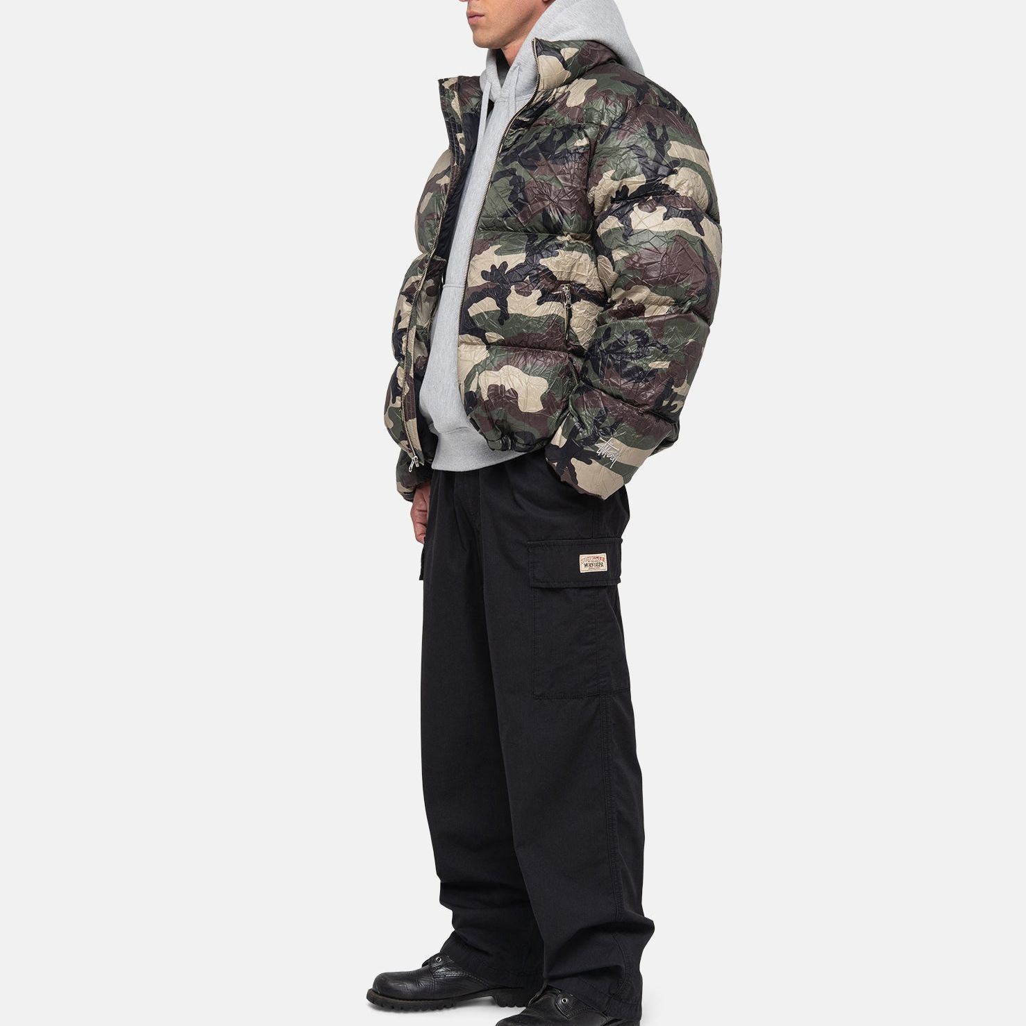 Stüssy Stussy FW23 Crinkle Design Waterproof Retro Down Jacket Unisex. 115729 圖 6