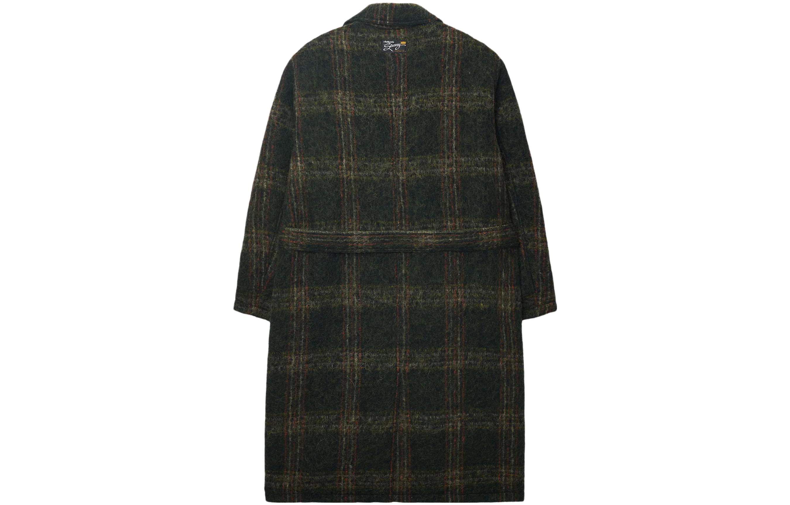 Stüssy Stussy FW23 Double-Breasted Coat with Small Logo Patch Unisex Retro Style. 115732 圖 3